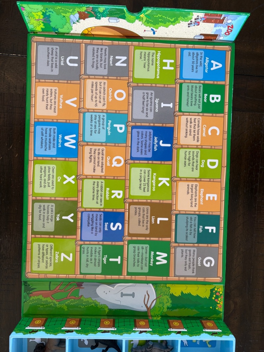 Lakeshore The Alphabet Zoo Educational Animal Matching Game - Multi-Color - Picture 2 of 4